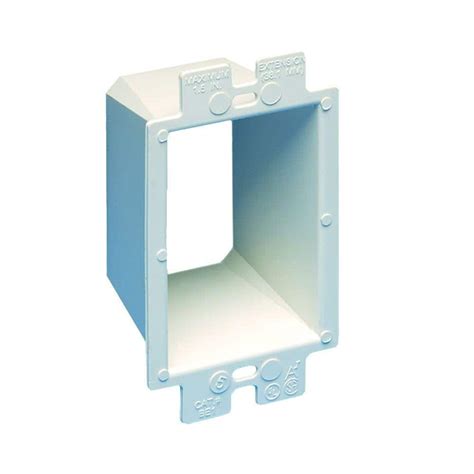 4 inch electrical box extender|4x4 electrical box extender.